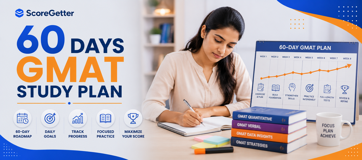 60 Days GMAT Study Plan bu ScoreGetter