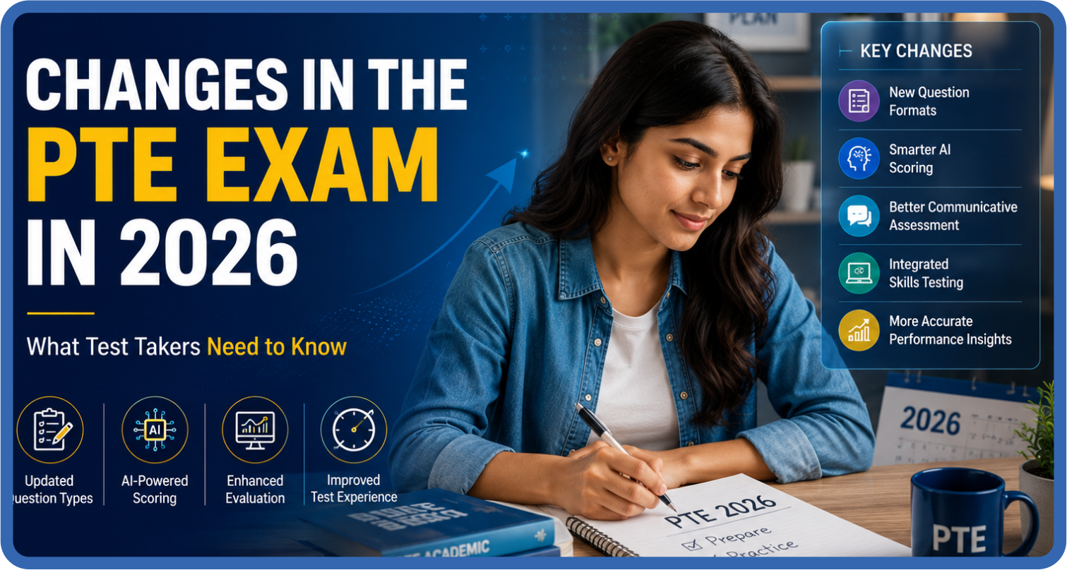 PTE Exam changes in 2026